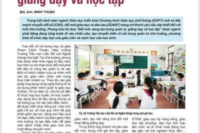 Báo Ninh Bình hàng tháng: Sức lan tỏa của phong trào thi đua “Đổi mới, sáng tạo trong quản lý, giảng dạy và học tập”