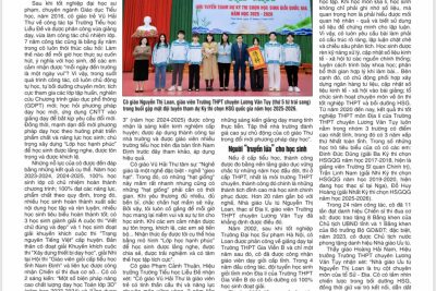 Những nữ nhà giáo tâm huyết với nghề