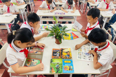 NGÀY SÁCH VÀ VĂN HÓA ĐỌC VIỆT NAM CỦA TRƯỜNG TIỂU HỌC LIỄU ĐỀ
